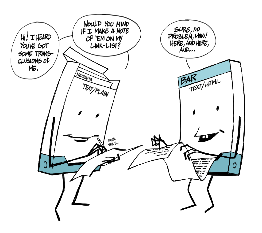 Foo confirms and records the useful information.